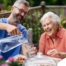 A caregiver provides Home Care for Seniors in the summer months.