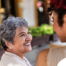A senior benefits from healthy aging at home